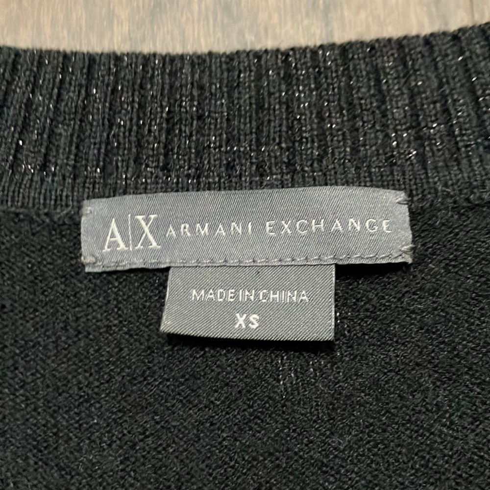 Armani Exchange Sequin Patterned Sweater Mini Dre… - image 4